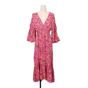 MISA Los Angeles Pink Johanna Dress Sz Small